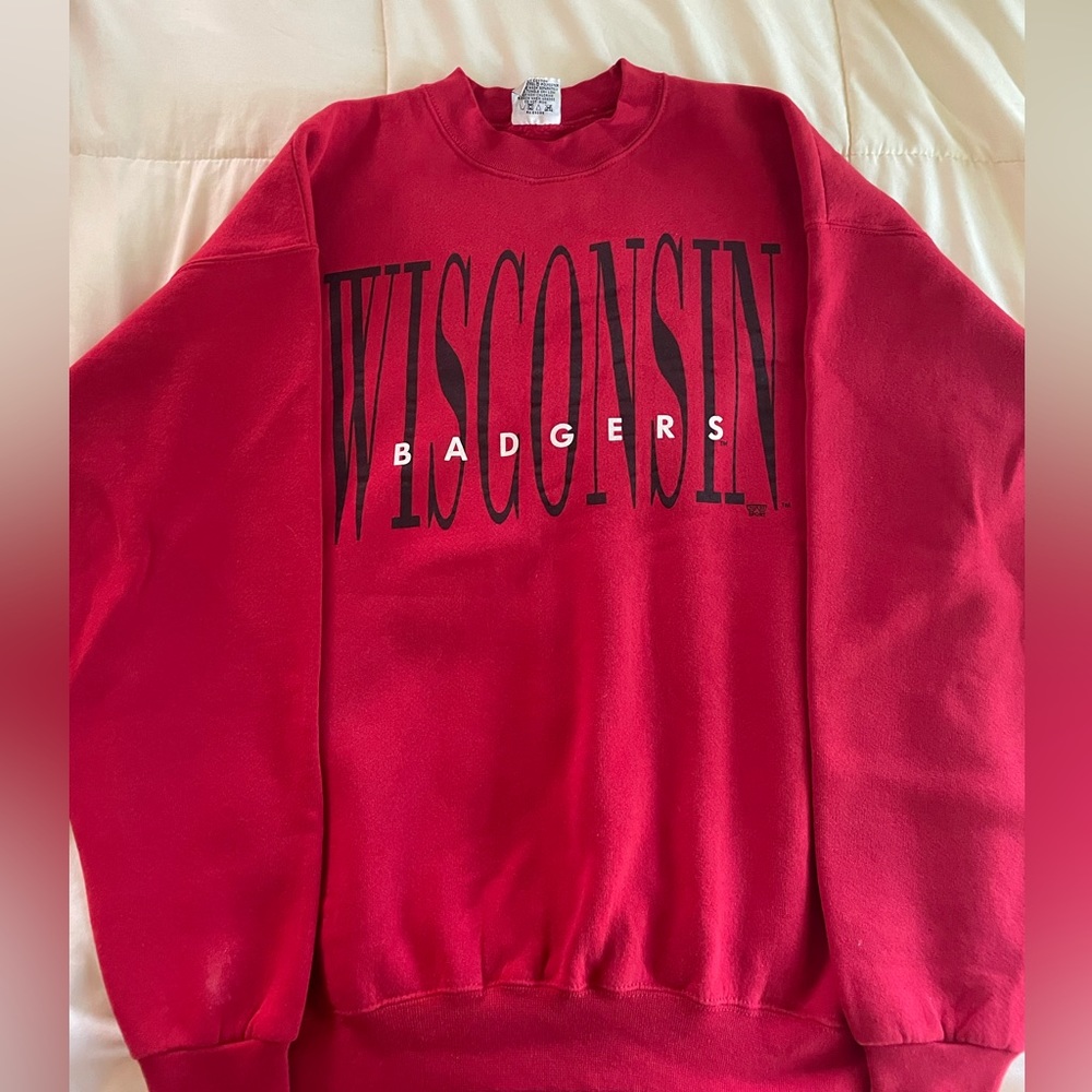 Vinatge Wisconsin Crewneck